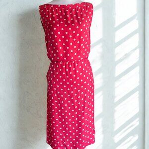 JOSEPH 100% Silk Pink Polka Dot Dress - 2000s vintage